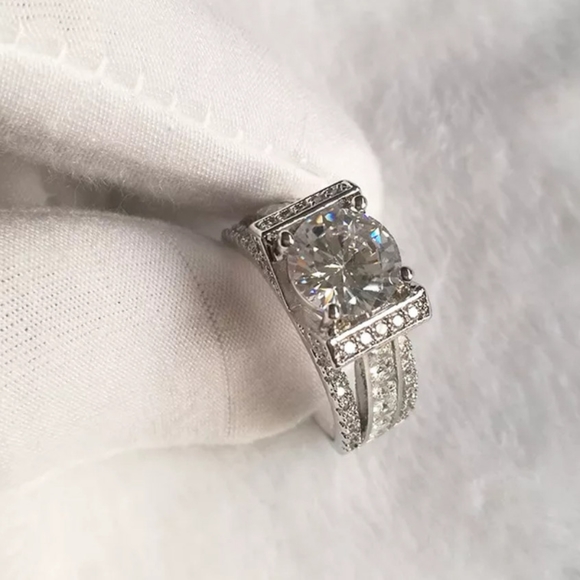 🎀925 Luxury Nobel Diamond Ring - Picture 4 of 6